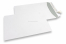 Witte papieren enveloppen, 220 x 312 mm (EA4), 120 grams, stripsluiting, gewicht per stuk ca. 18 gr. | Enveloppenland.be