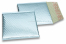 Luchtkussen enveloppen ECO metallic - ijsblauw 165 x 165 mm | Enveloppenland.be
