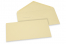 Wenskaart enveloppen gekleurd - camel, 110 x 220 mm | Enveloppenland.be