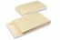 Zakomslagen met blokbodem - 262 x 371 x 40 mm, creme | Enveloppenland.be