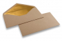 Gevoerde enveloppen kraft - 110 x 220 mm (EA 5/6) Goud