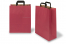 Papieren draagtassen platte handgreep - rood, 320 x 140 x 420 mm | Enveloppenland.be